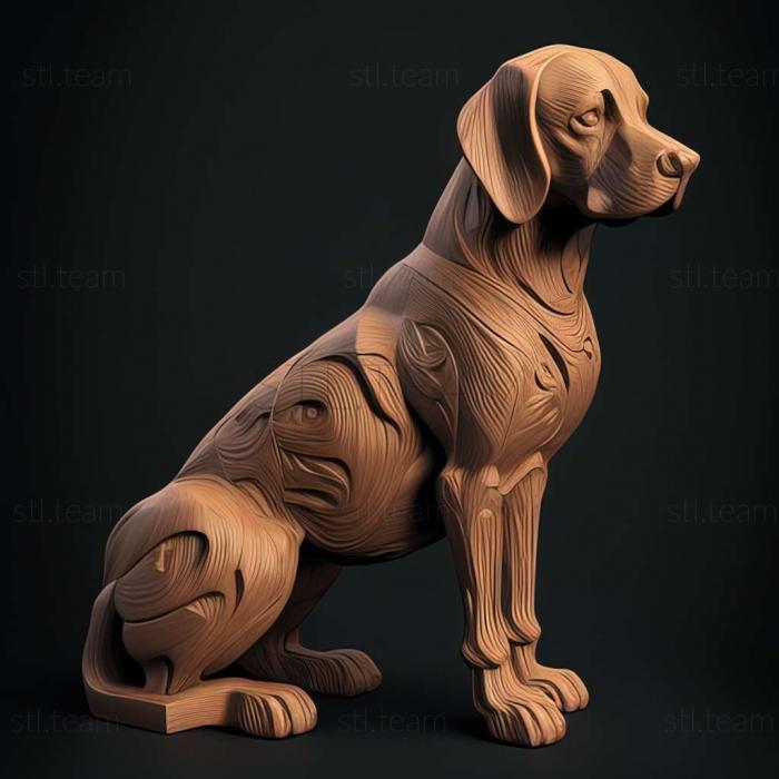 3D модель Побачив аргентинську собаку (STL)